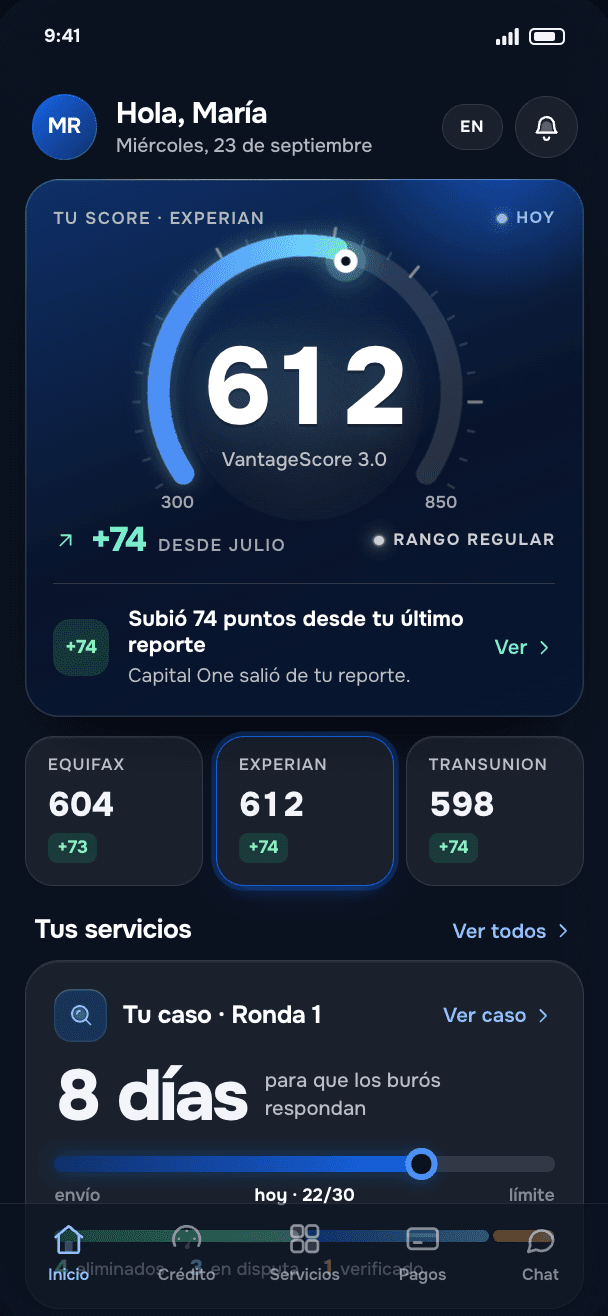 CrizMarkCREDIT app · Home